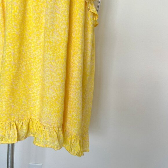 Nordstrom BP Sundress Mini Dress Plus Size 1X Yellow & Pink Sleeveless NEW - Picture 6 of 12
